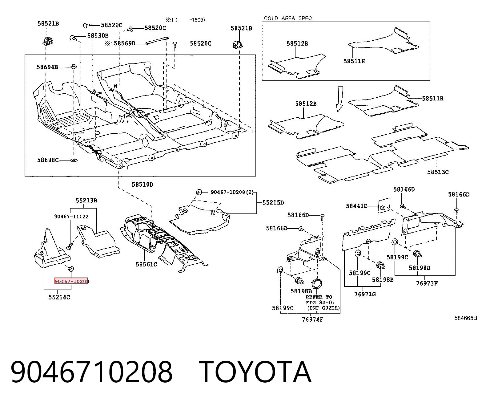 9046710208 Toyota