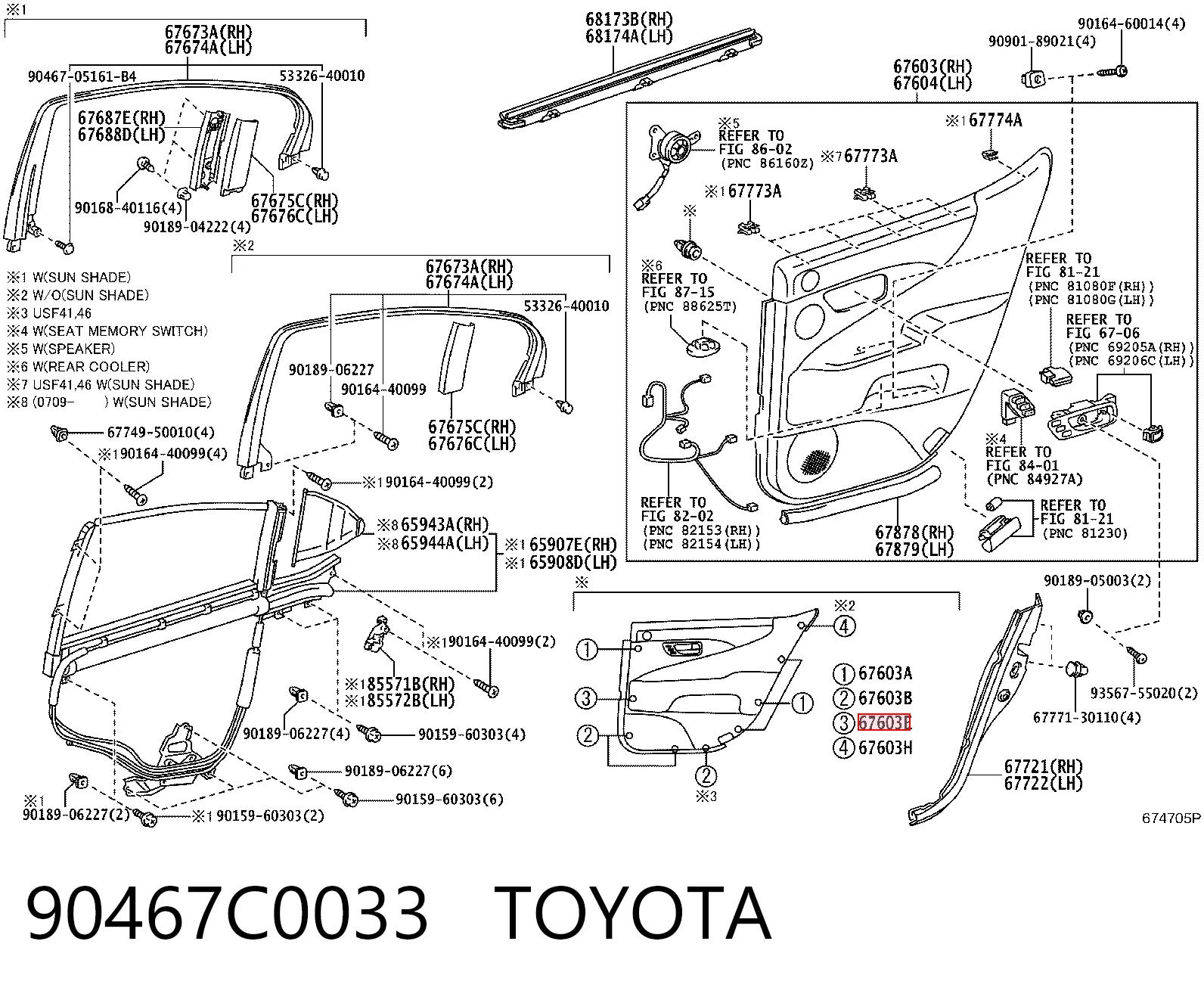 90467C0033 Toyota