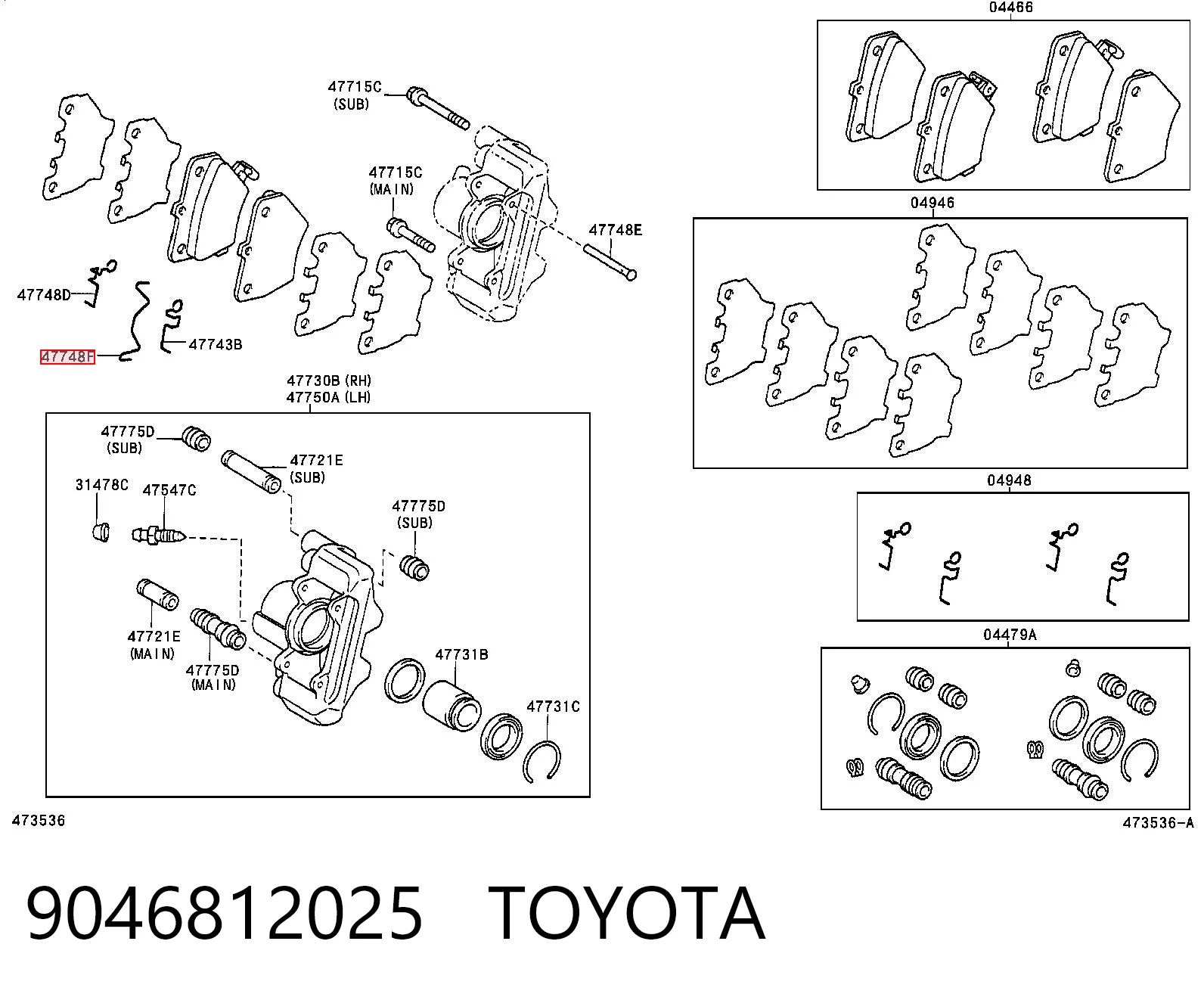 9046812025 Toyota