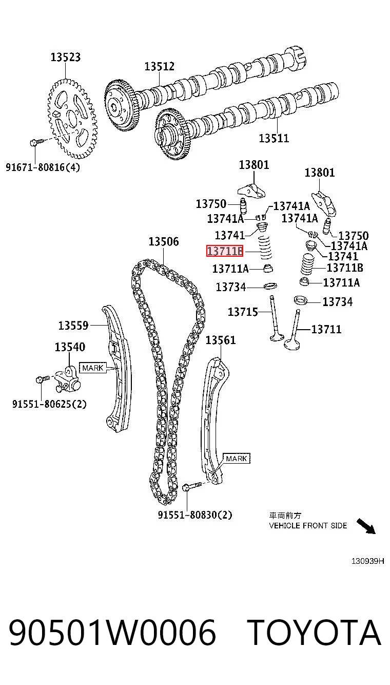 90501W0006 Toyota