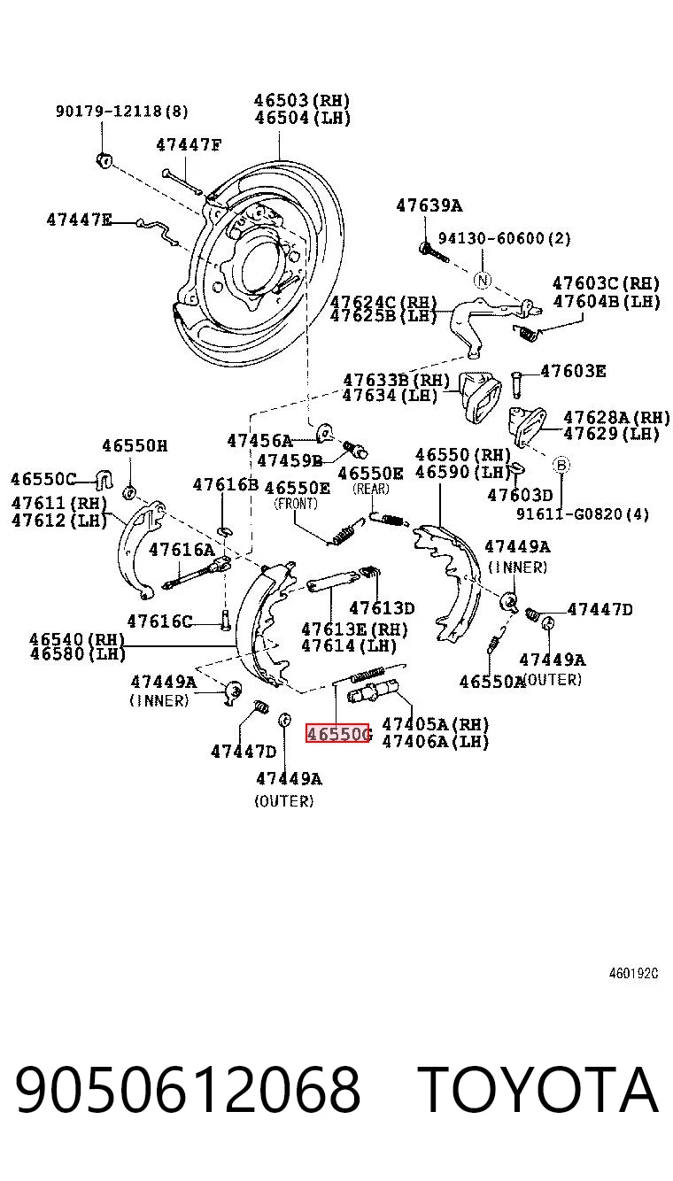 9050612068 Toyota