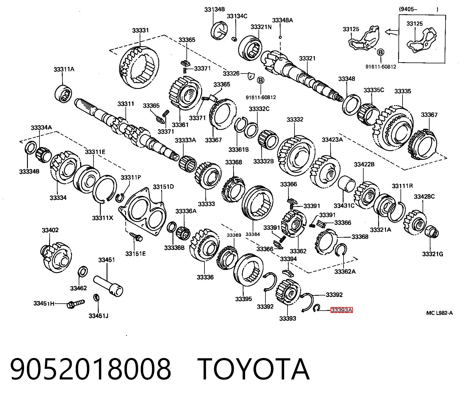 9052018008 Toyota