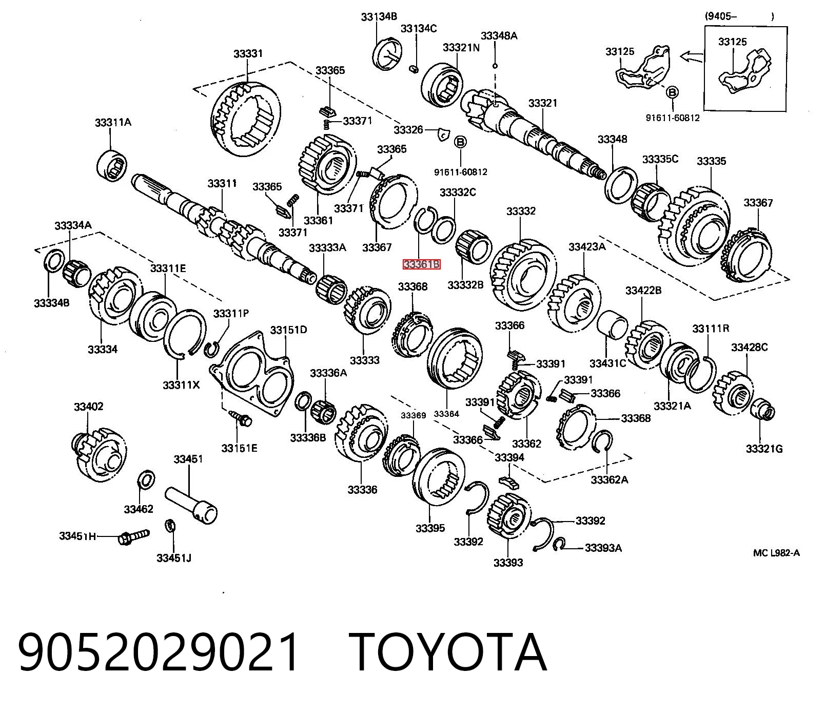 9052029021 Toyota