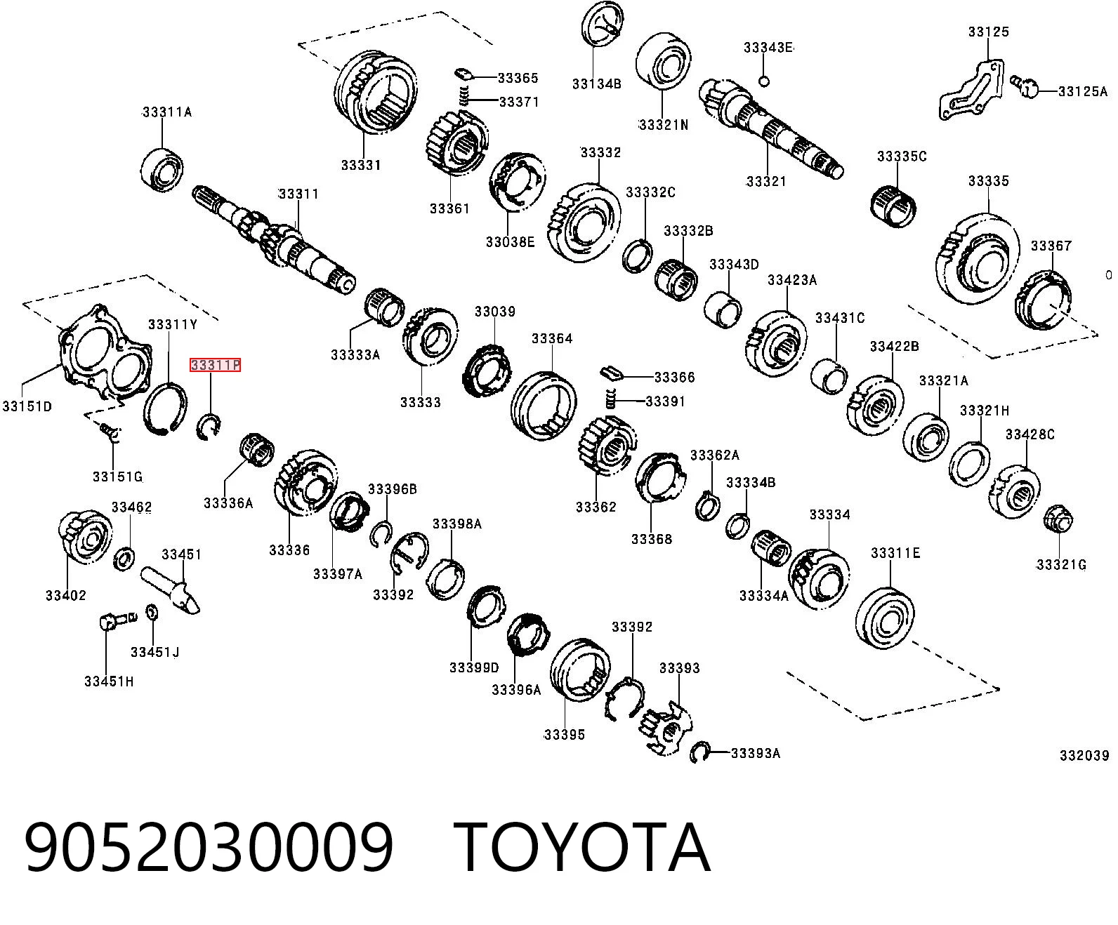 9052030009 Toyota