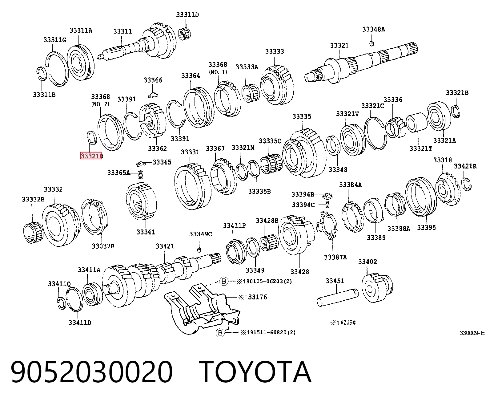 9052030020 Toyota