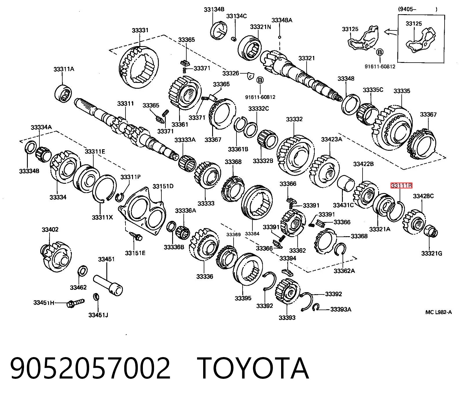 9052057002 Toyota