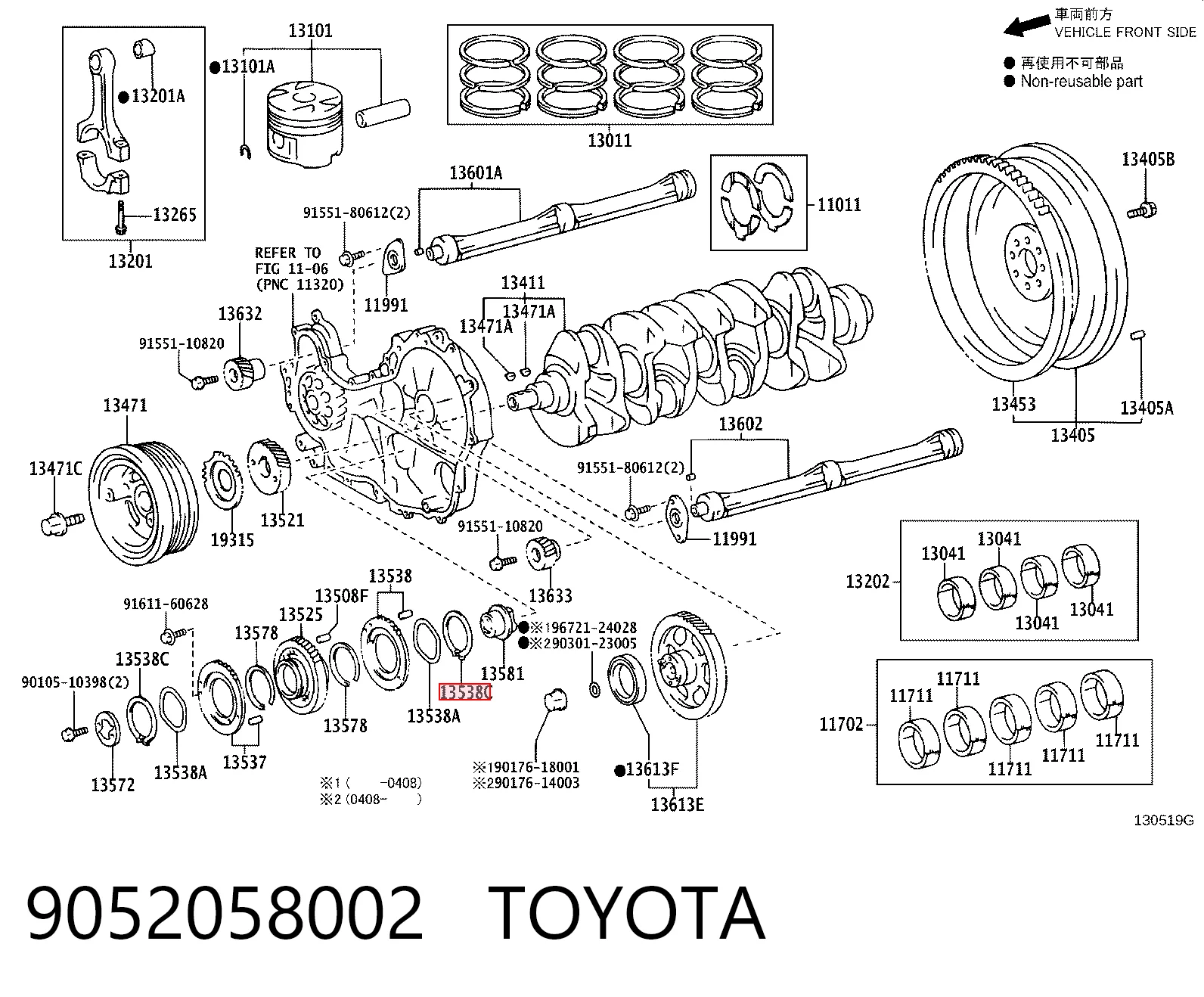 9052058002 Toyota