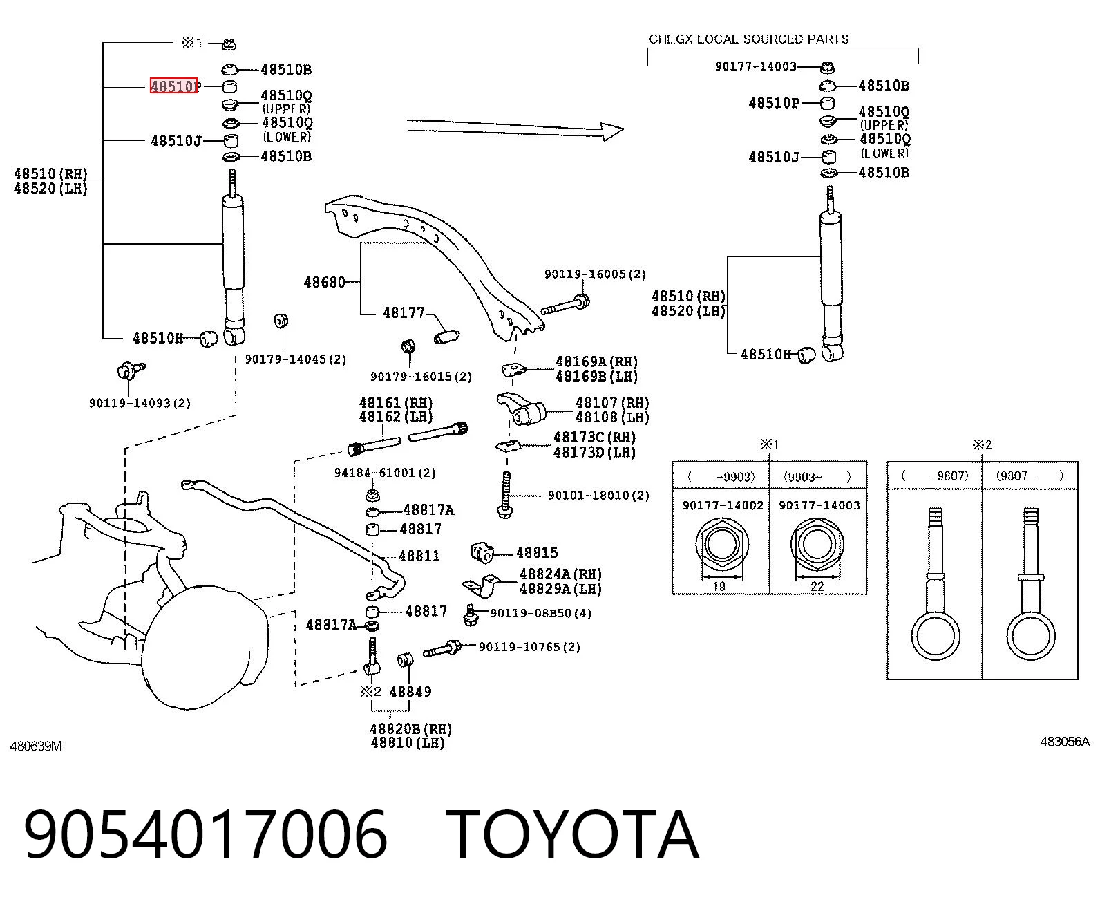 9054017006 Toyota