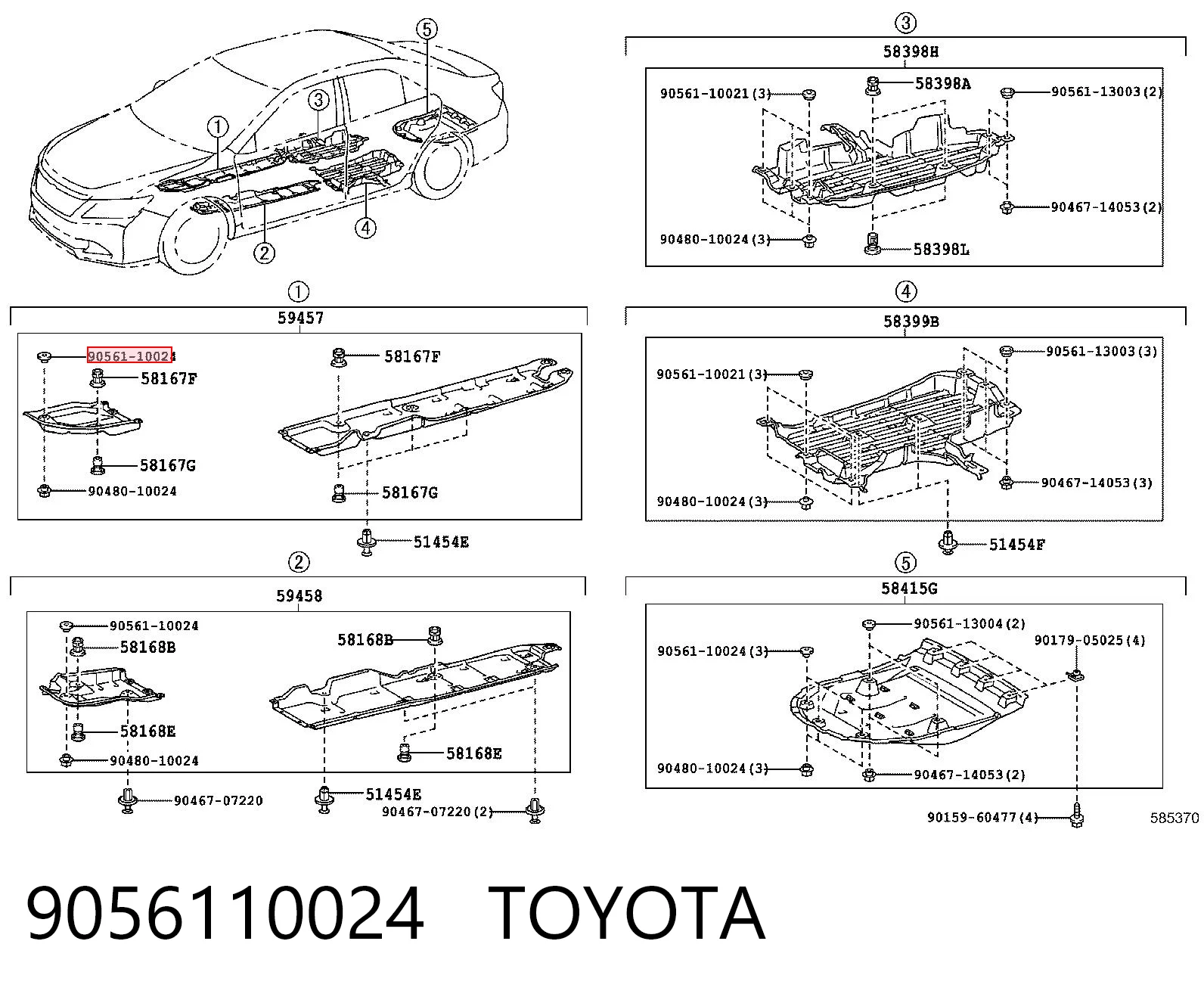 9056110024 Toyota
