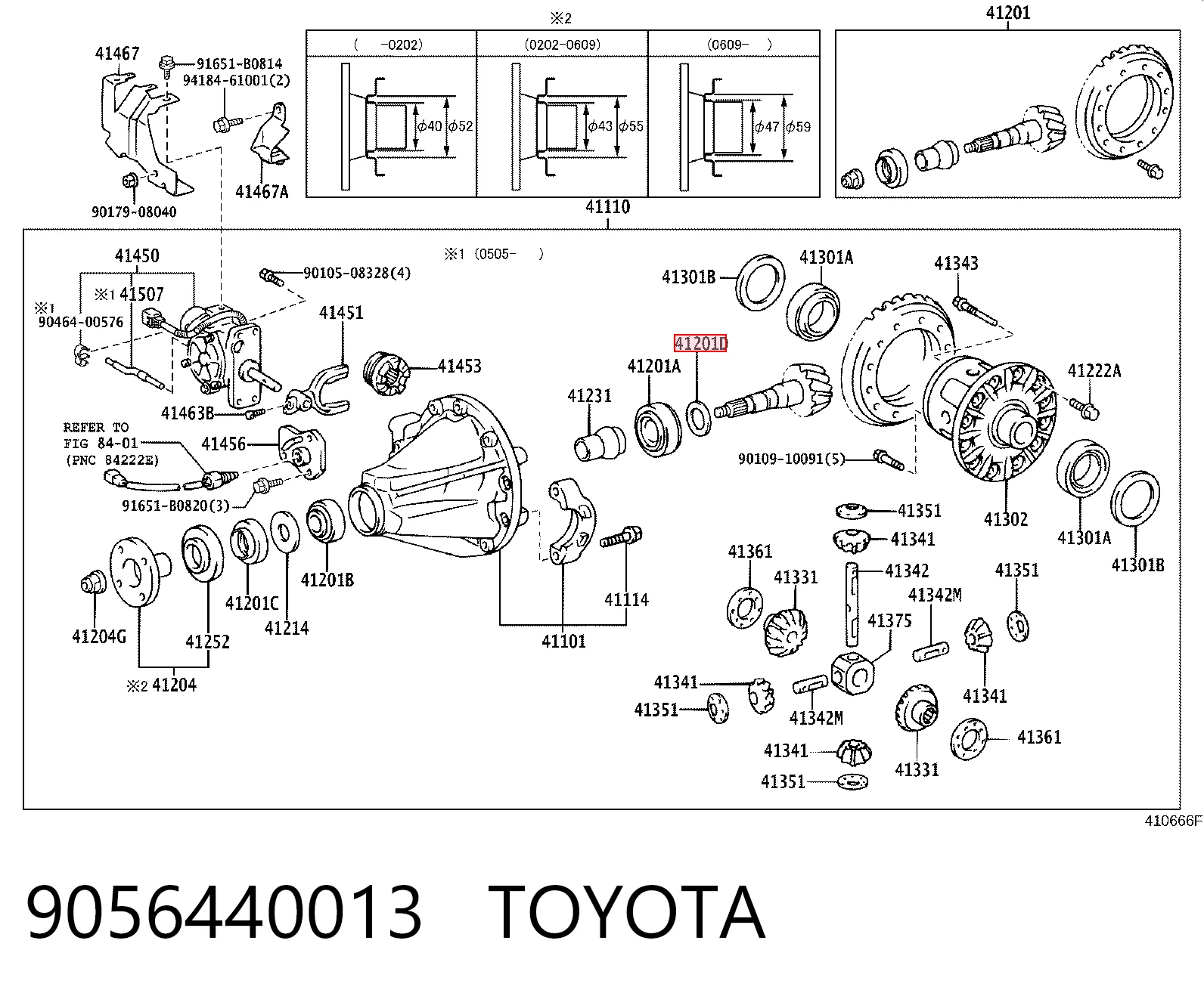 9056440013 Toyota
