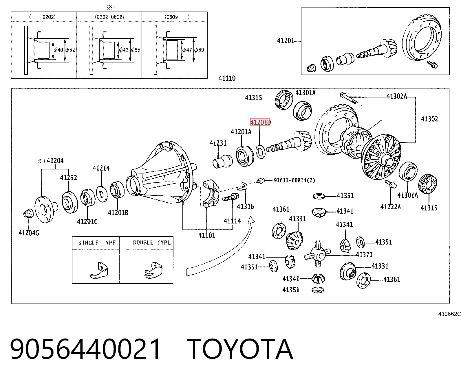 9056440021 Toyota