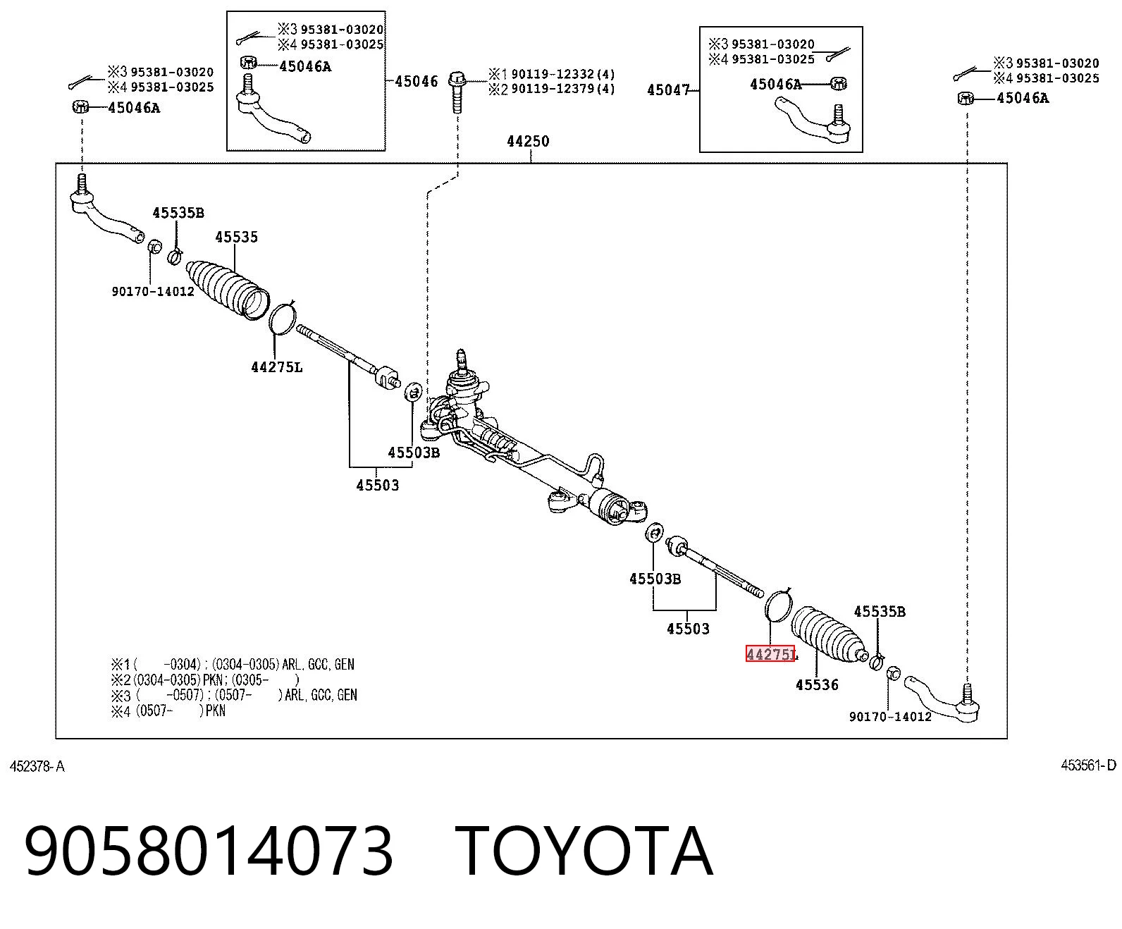 9058014073 Toyota