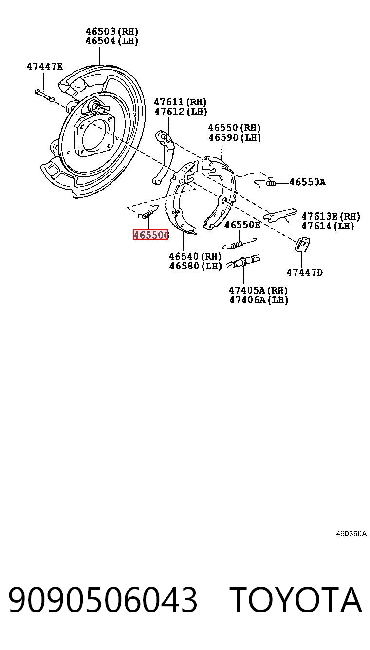 9090506043 Toyota
