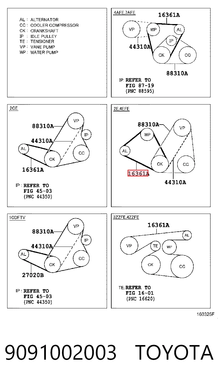 9091002003 Toyota