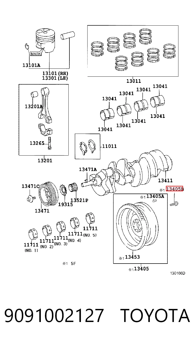 9091002127 Toyota