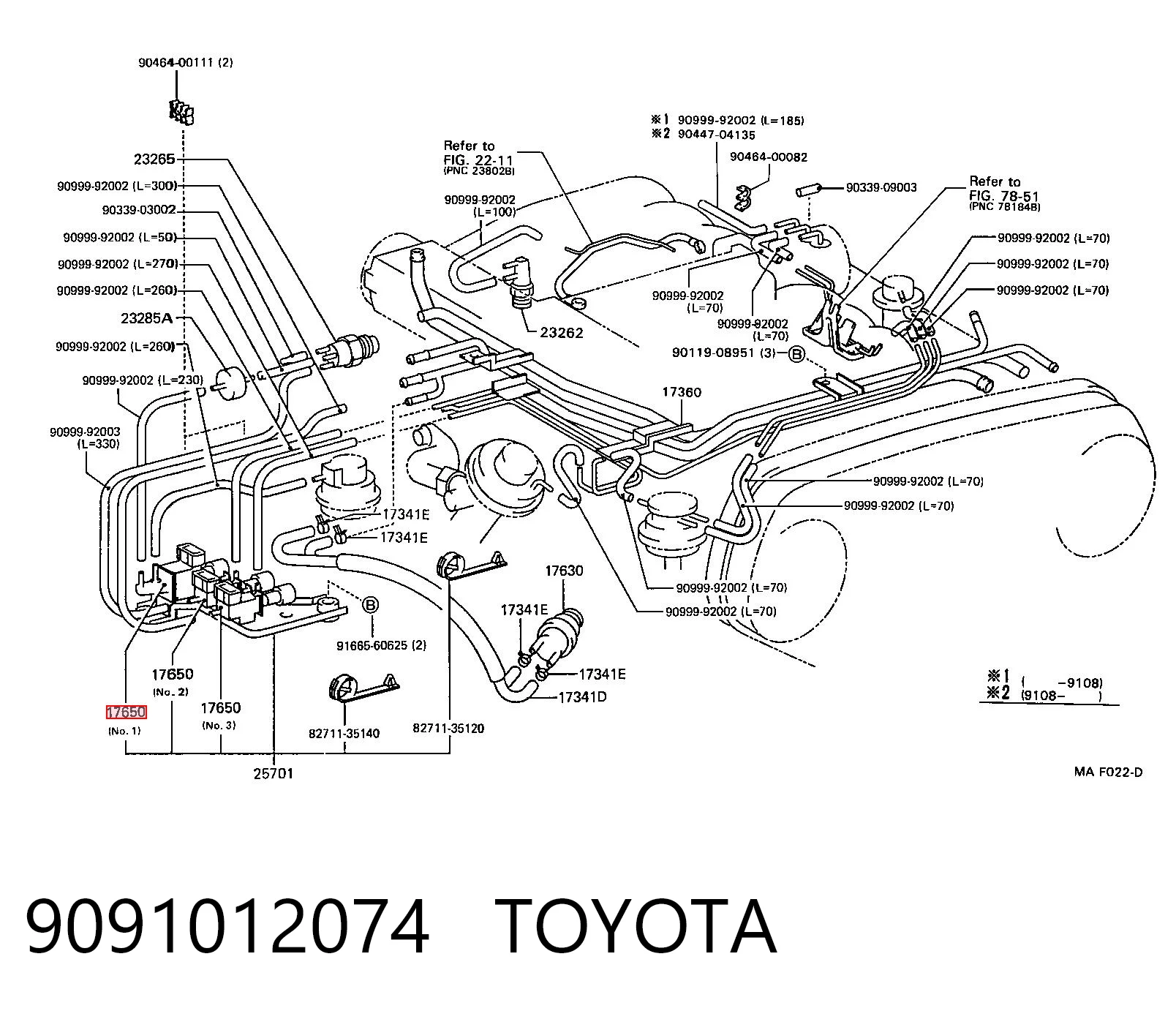 9091012074 Toyota Arranque motores