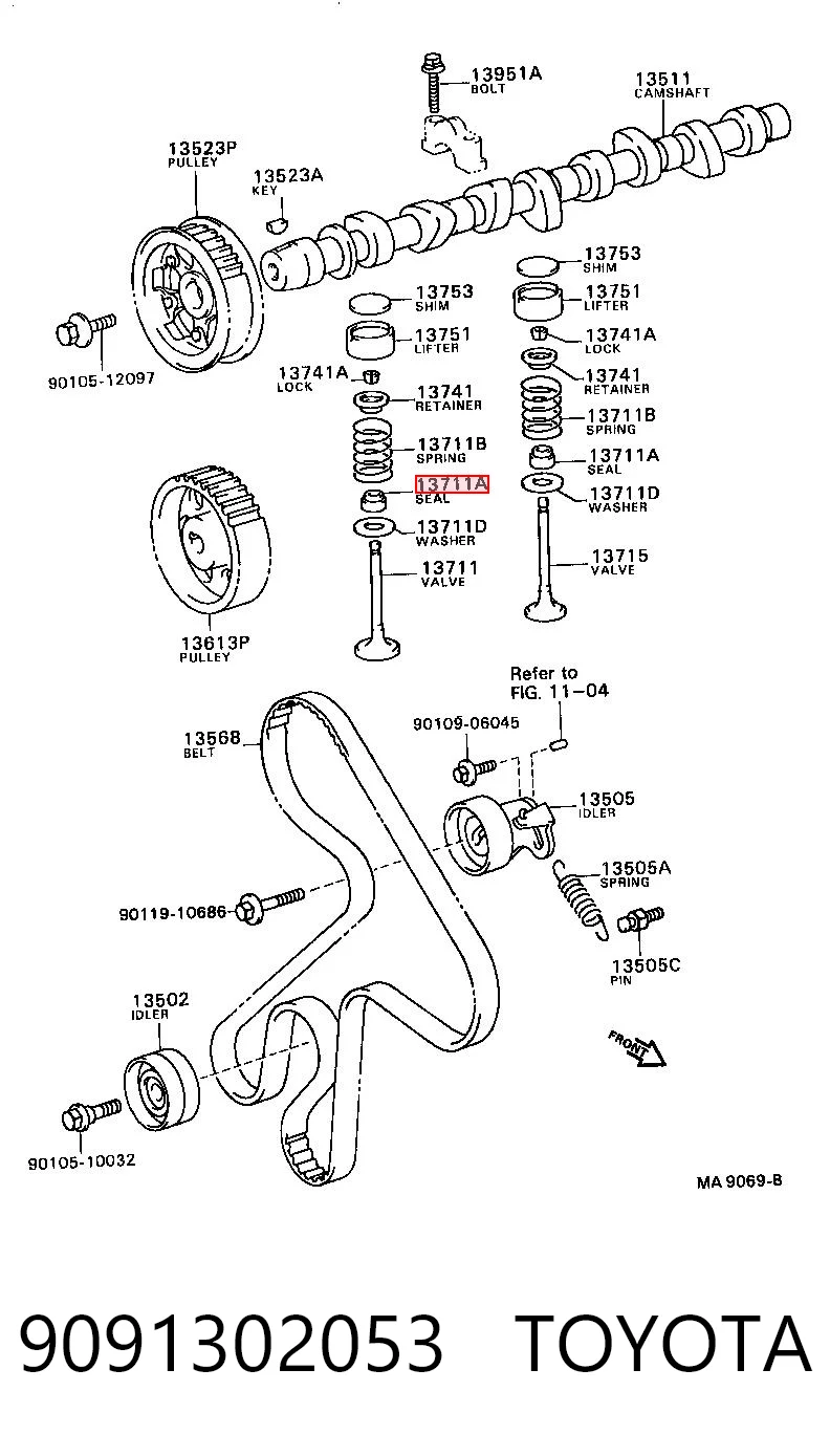 9091302053 Toyota