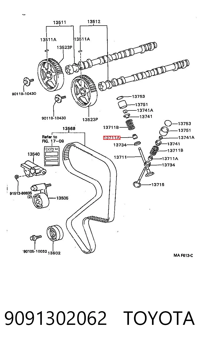 9091302062 Toyota