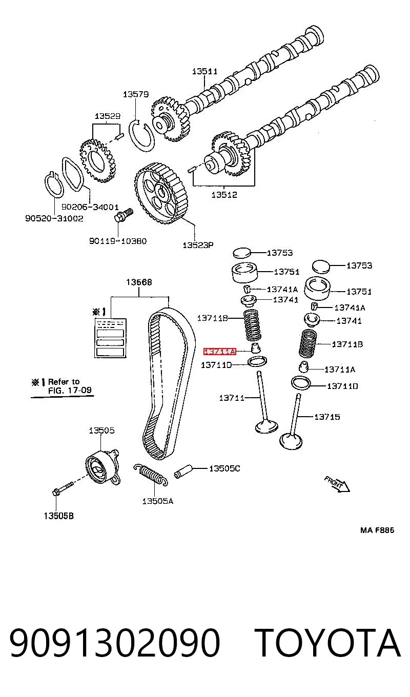 9091302090 Toyota