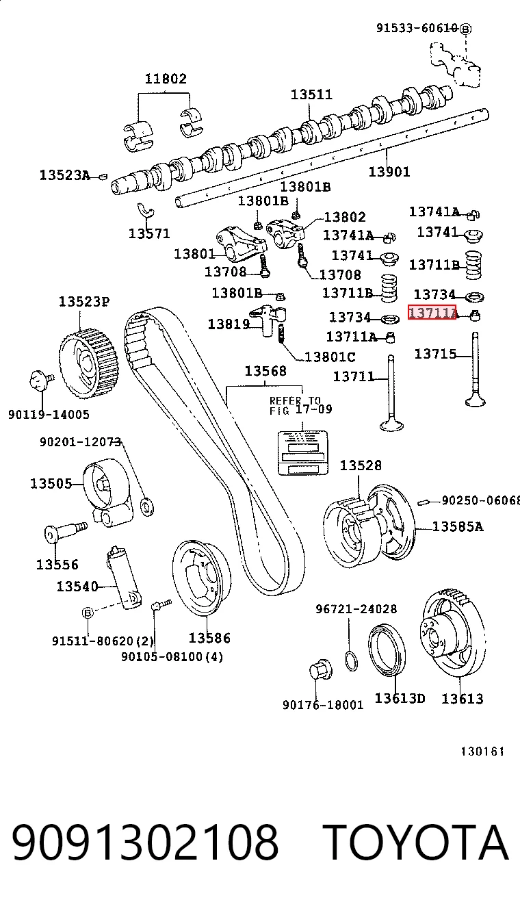 Empaquetadura De Aceite De Valvula para Toyota Land Cruiser 100 J10