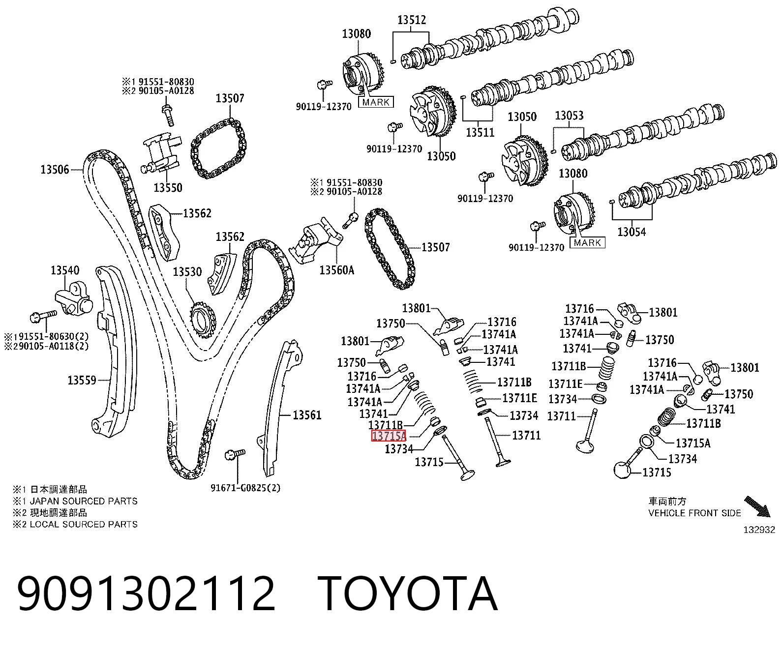 9091302112 Toyota
