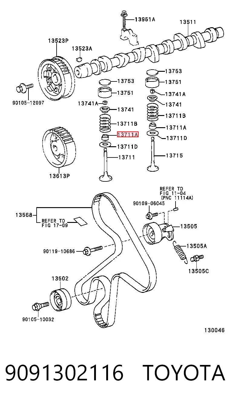 9091302116 Toyota