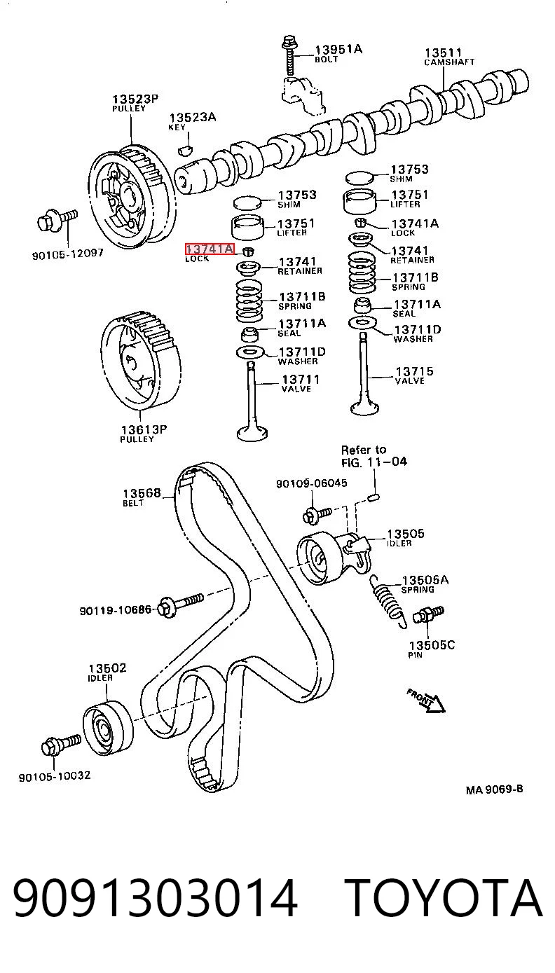 9091303014 Toyota