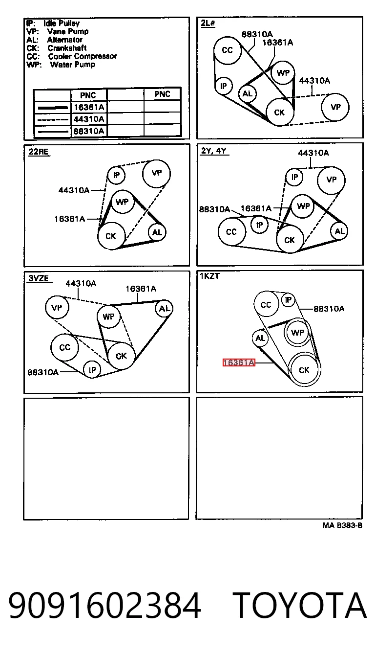 9091602384 Toyota