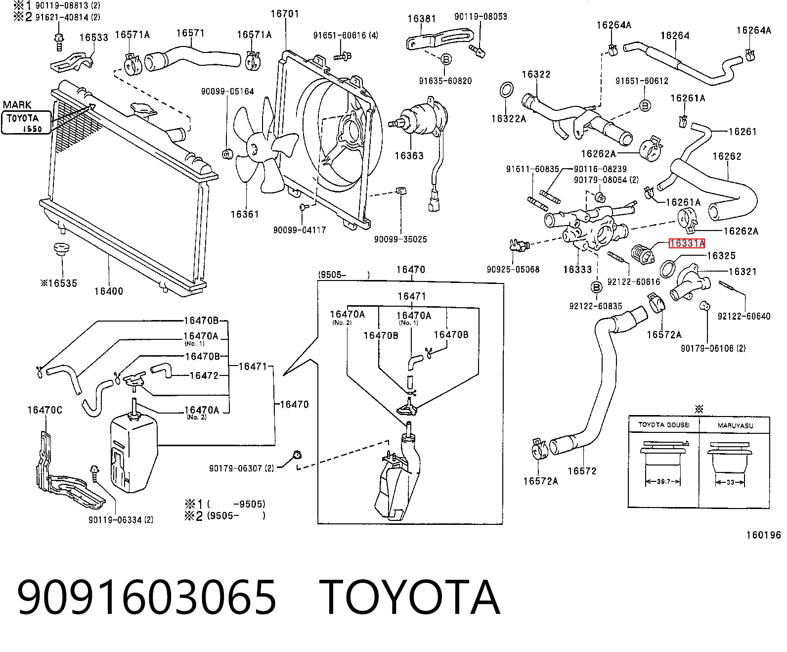 9091603065 Toyota