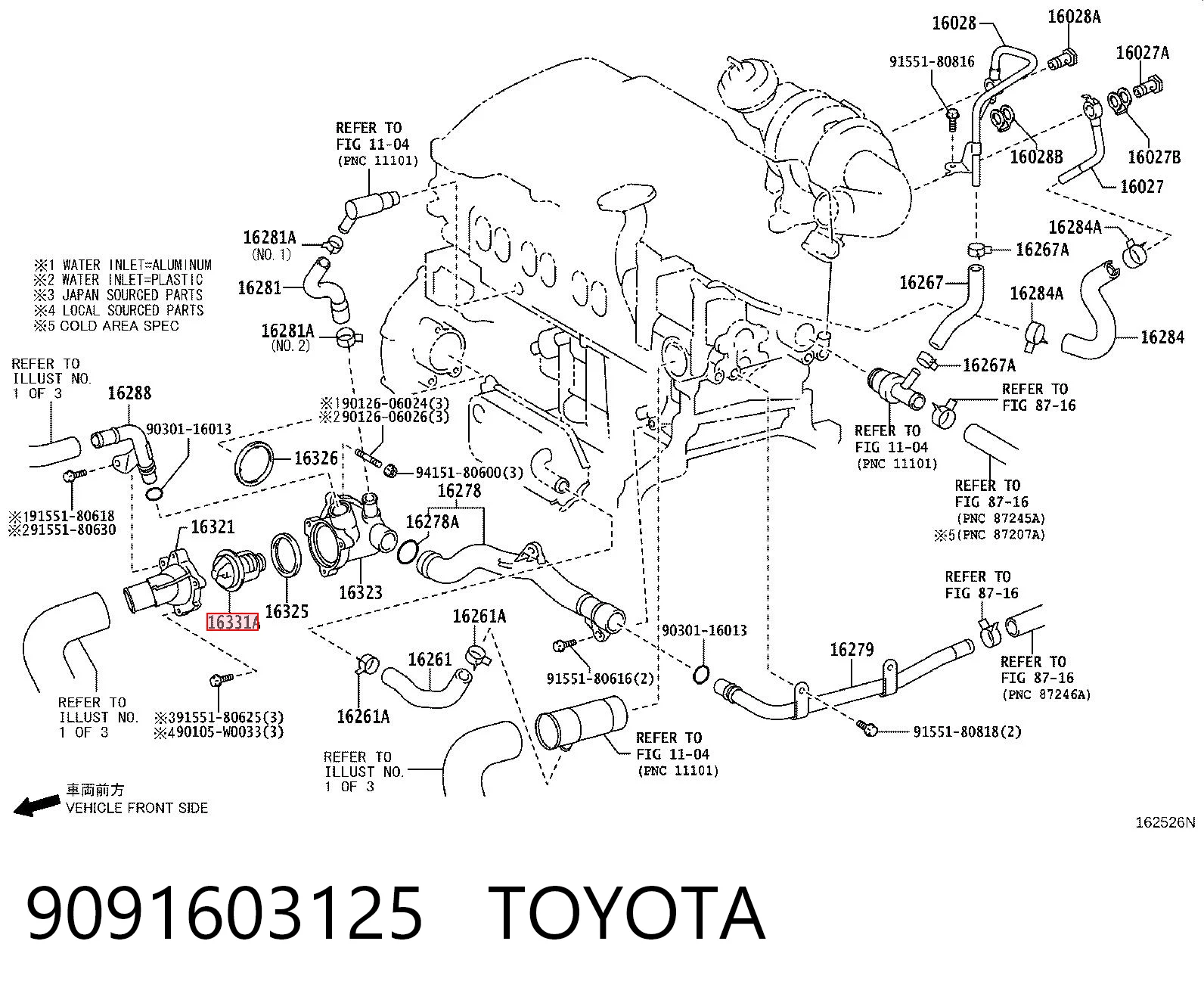 9091603125 Toyota