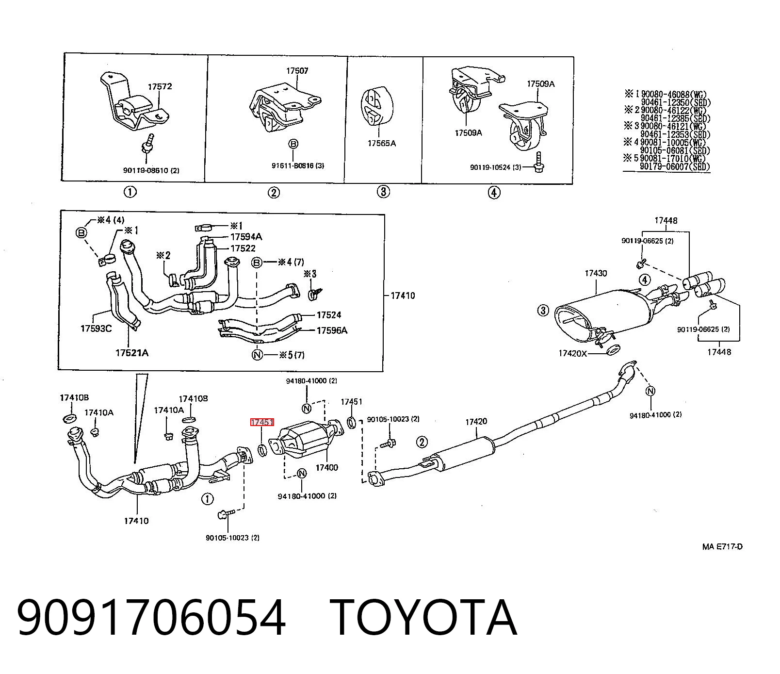 9091706054 Toyota