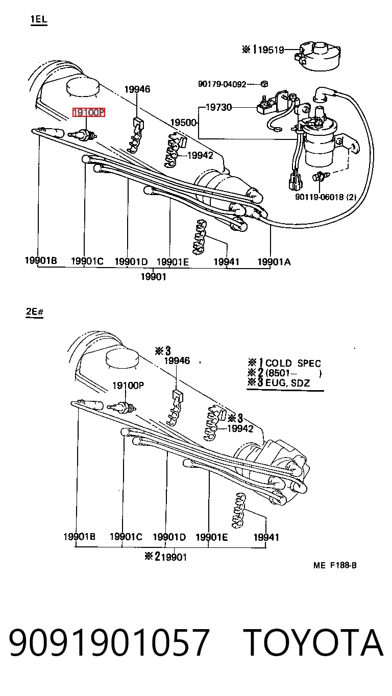 9091901057 Toyota