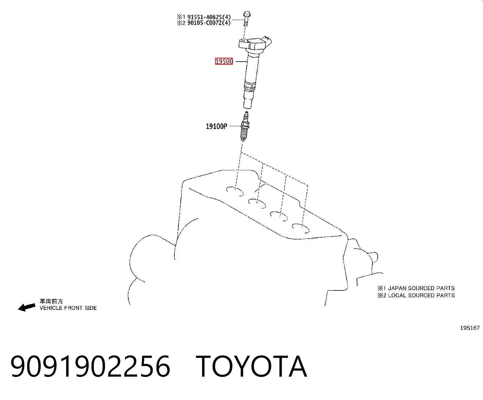 9091902256 Toyota
