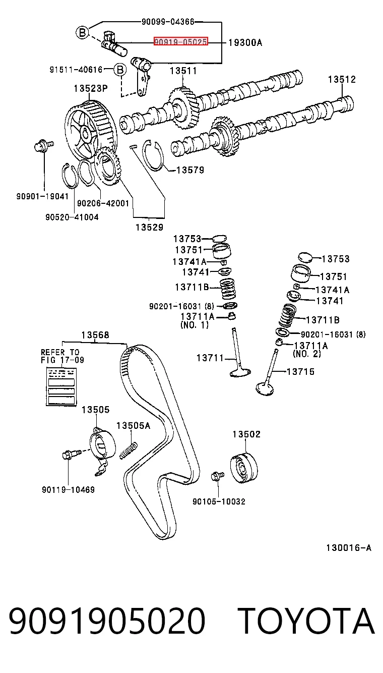 9091905020 Toyota