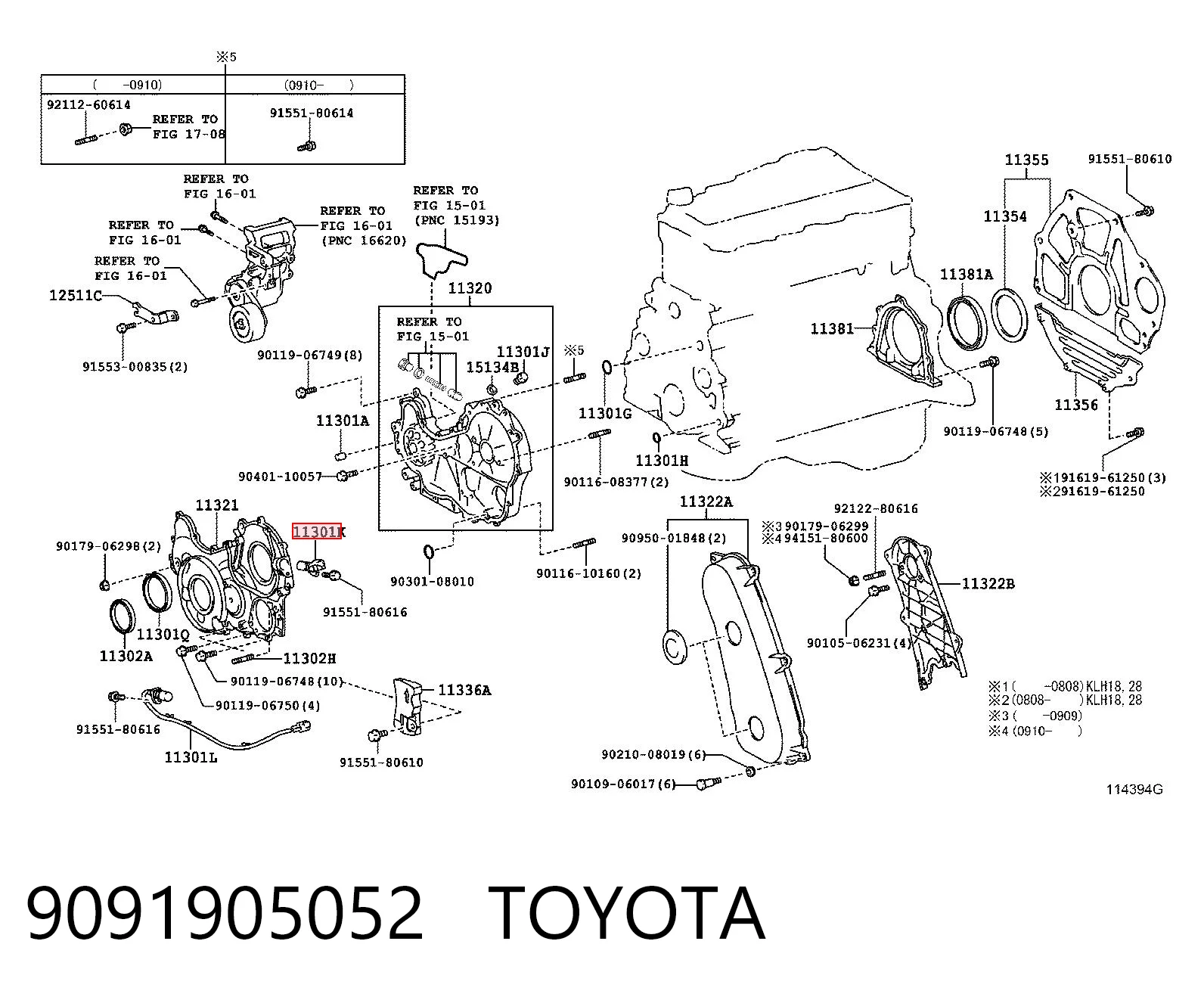 9091905052 Toyota