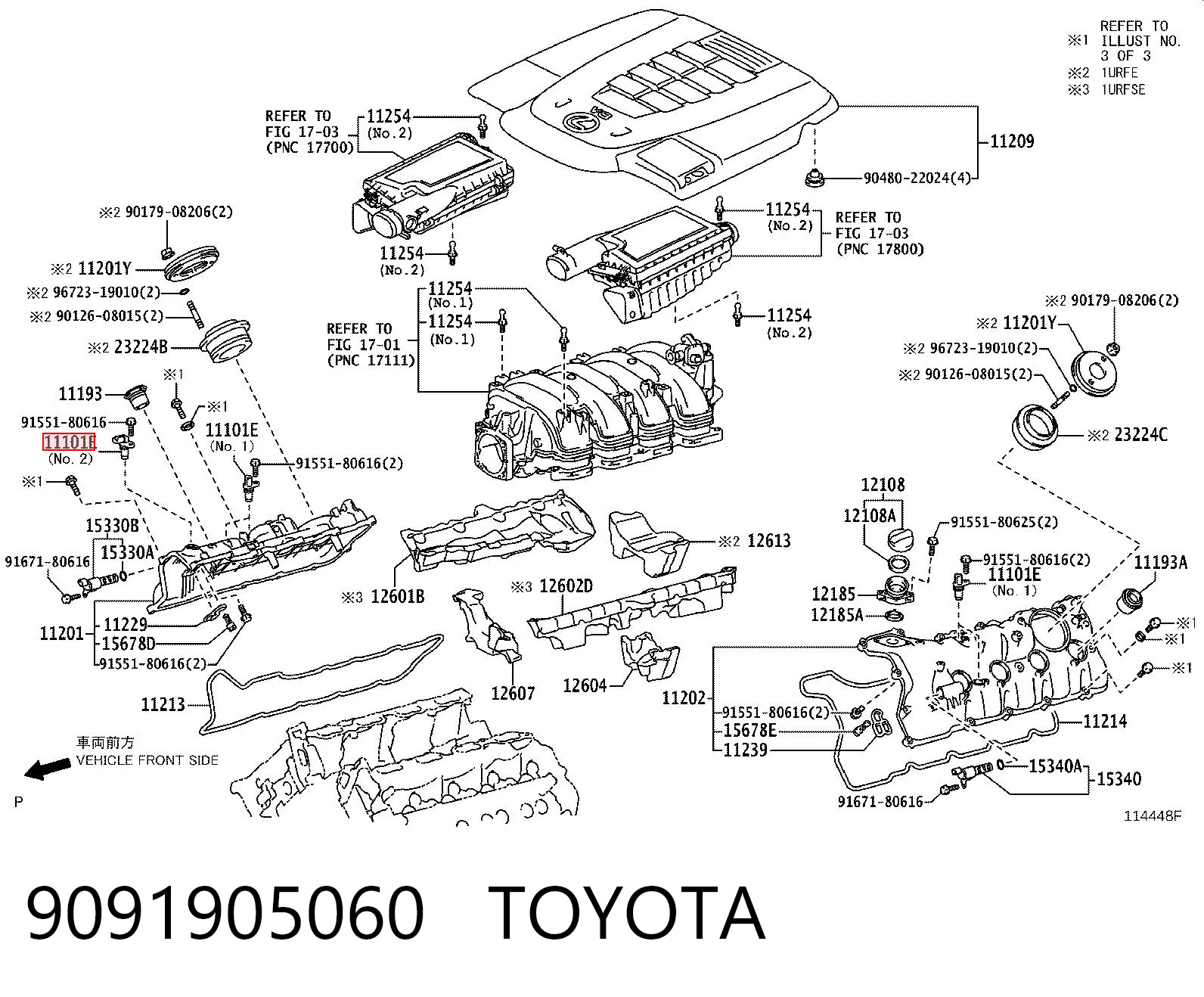9091905060 Toyota Sensor posición arbol de levas