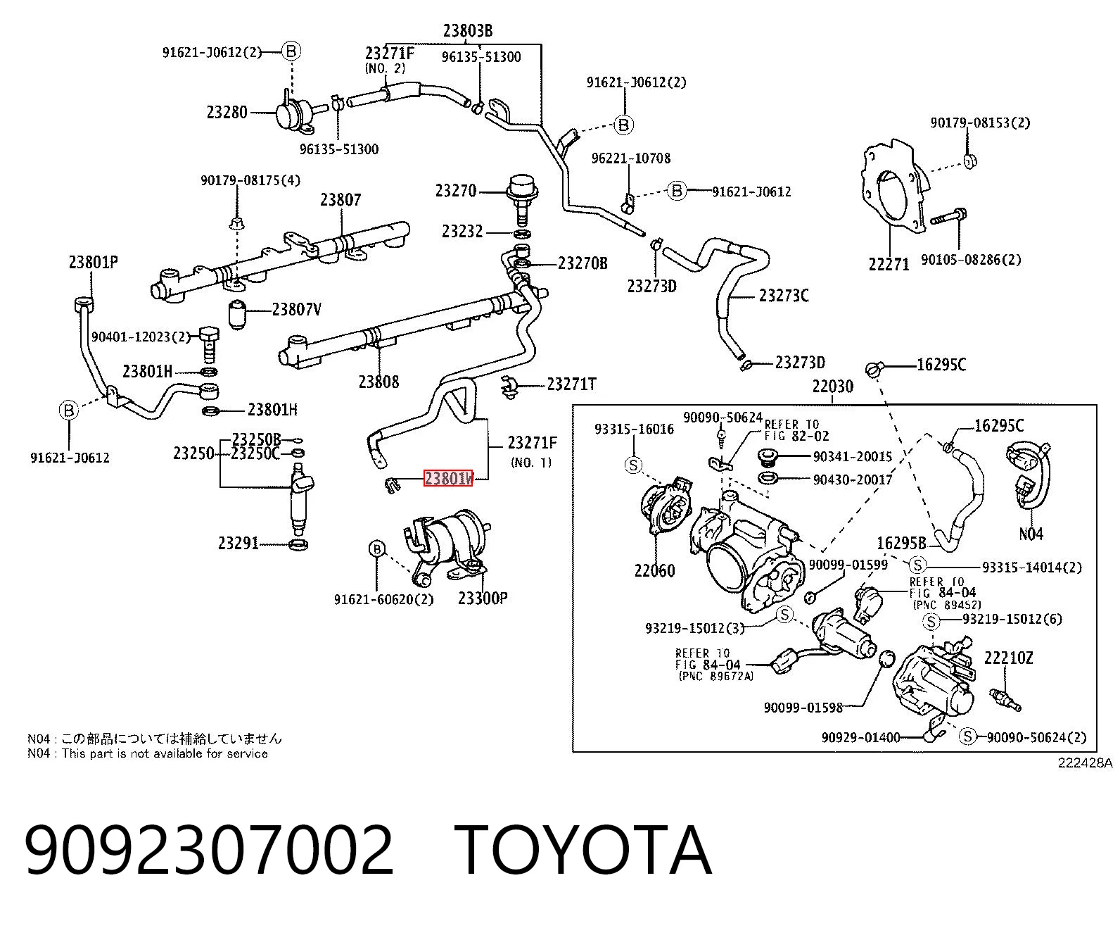 9092307002 Toyota