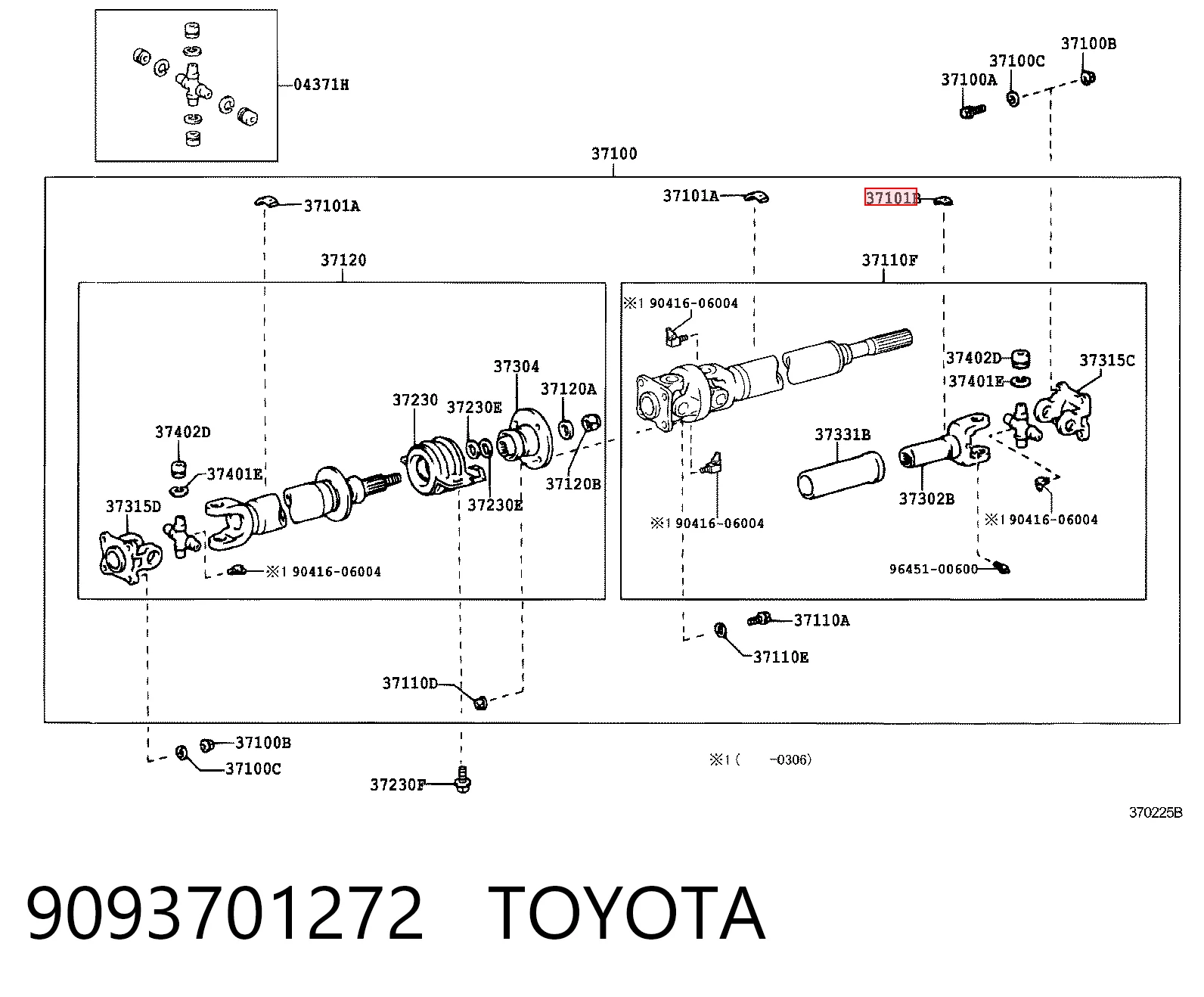 9093701272 Toyota