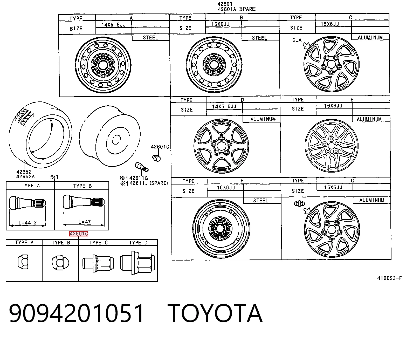 Tuerca seguridad de rueda Mazda 323 II 3 dr hatchback (1980 - 1989) precio, desde 2,04 EUR