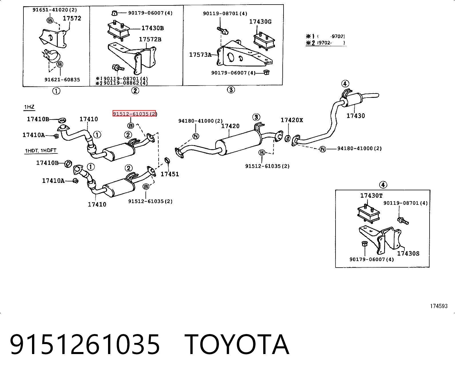 9151261035 Toyota