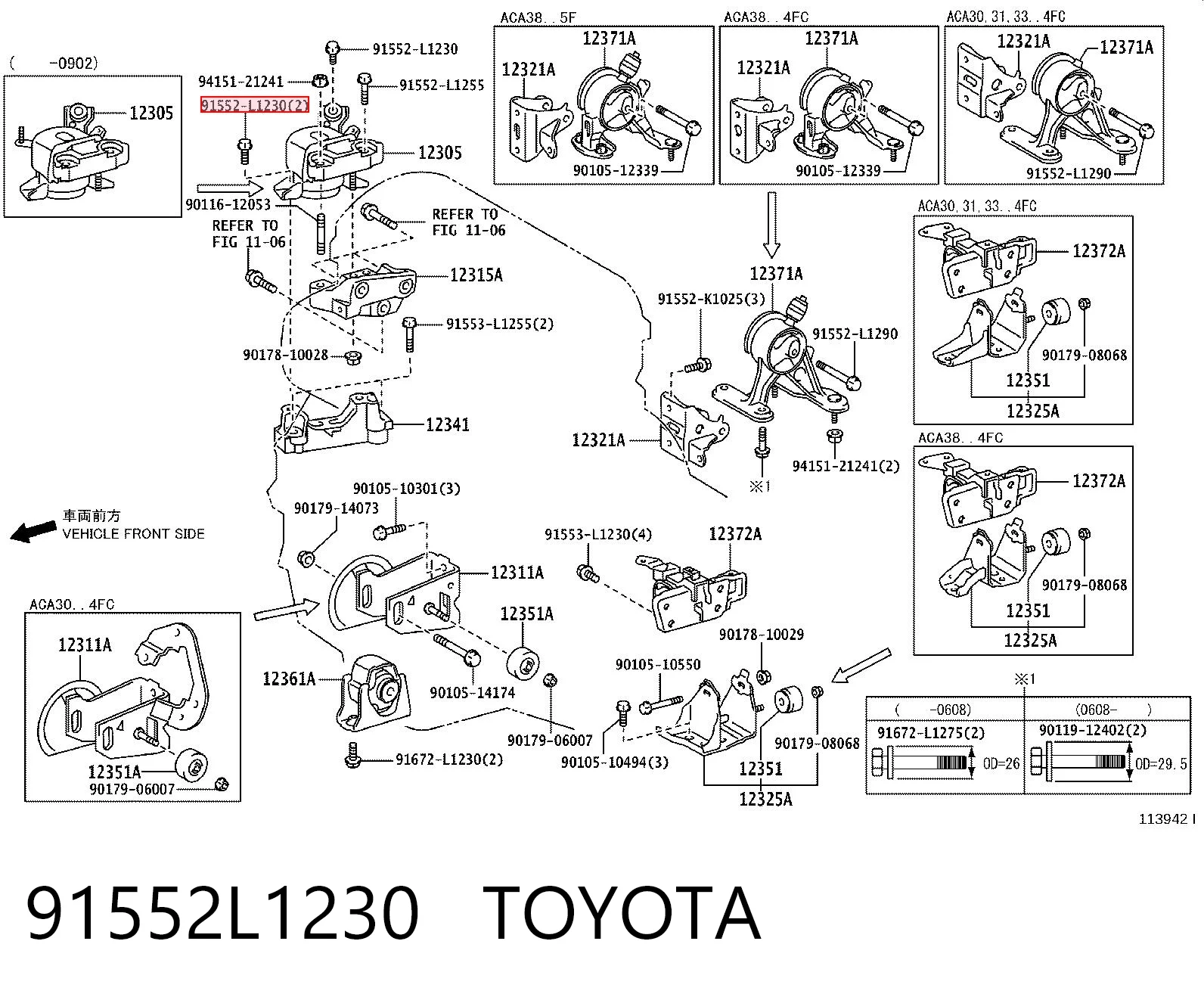 91552L1230 Toyota