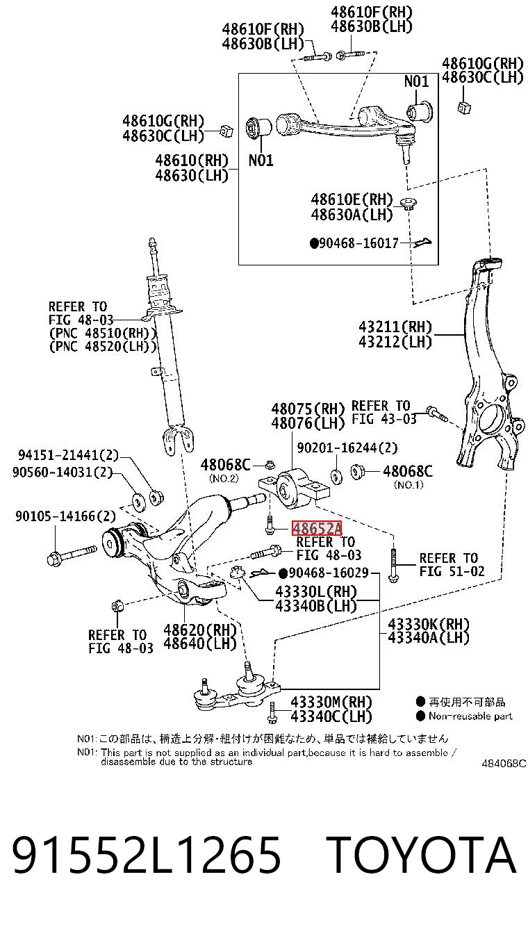 91552L1265 Toyota