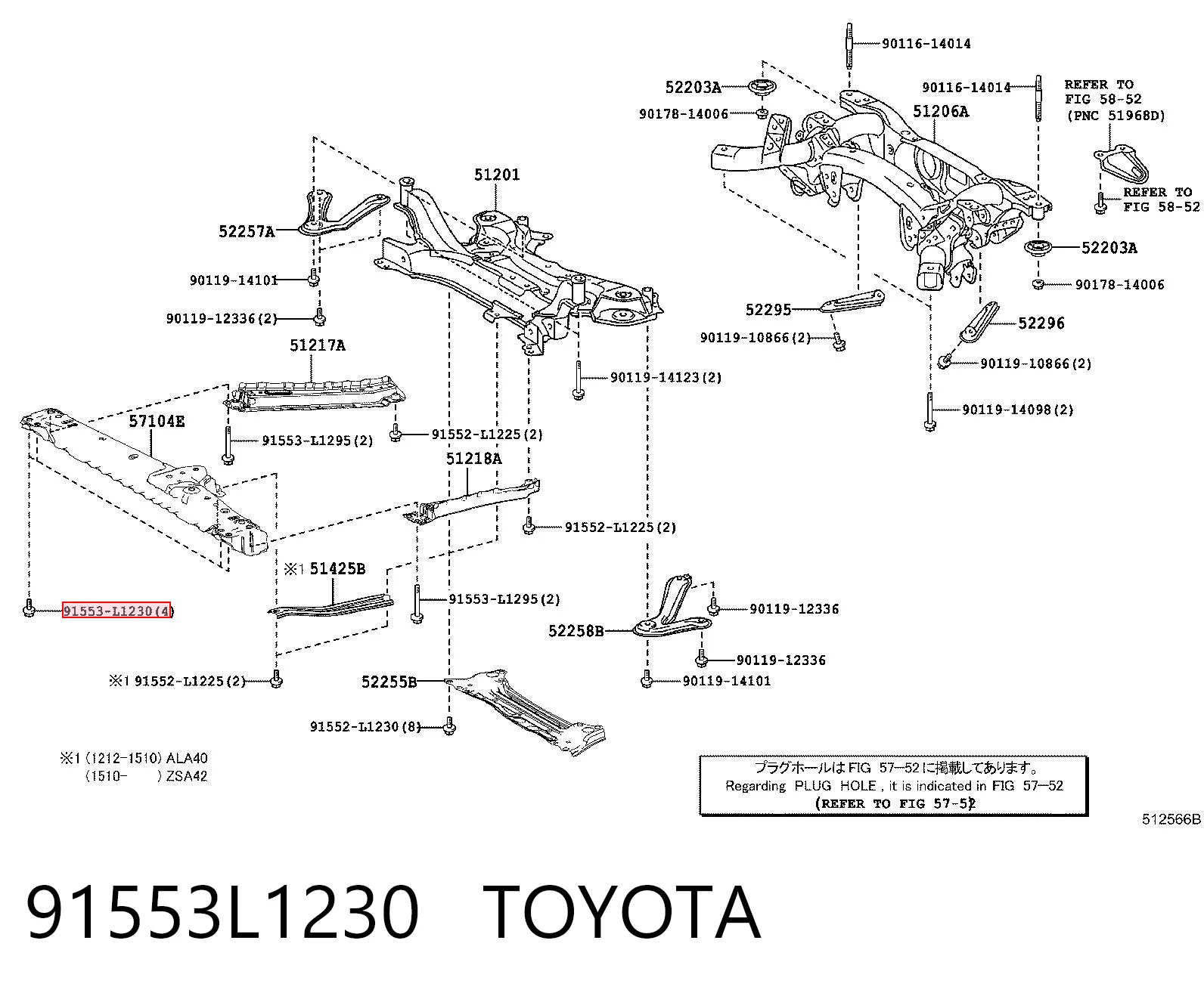 91553L1230 Toyota