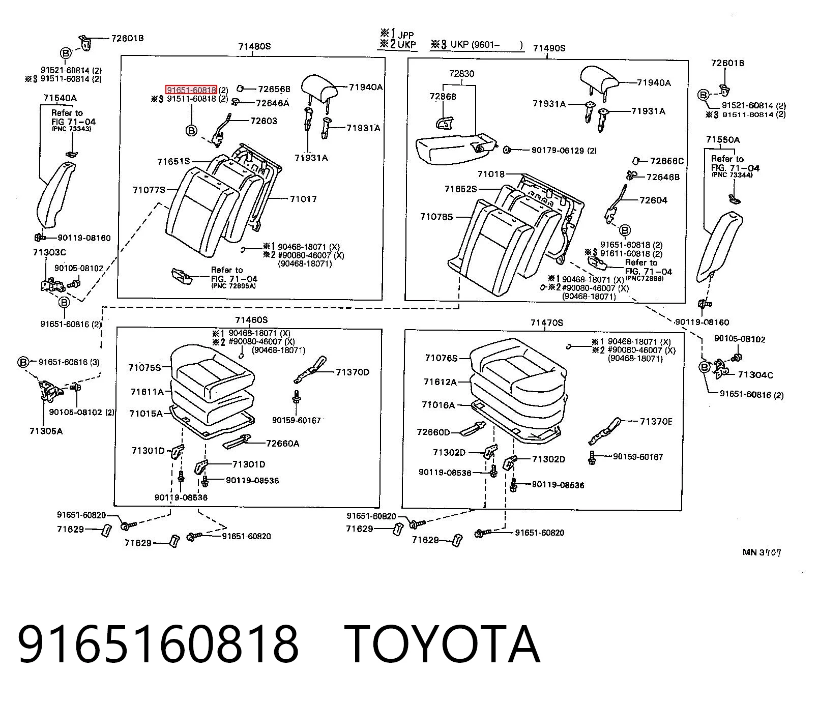 9165160818 Toyota