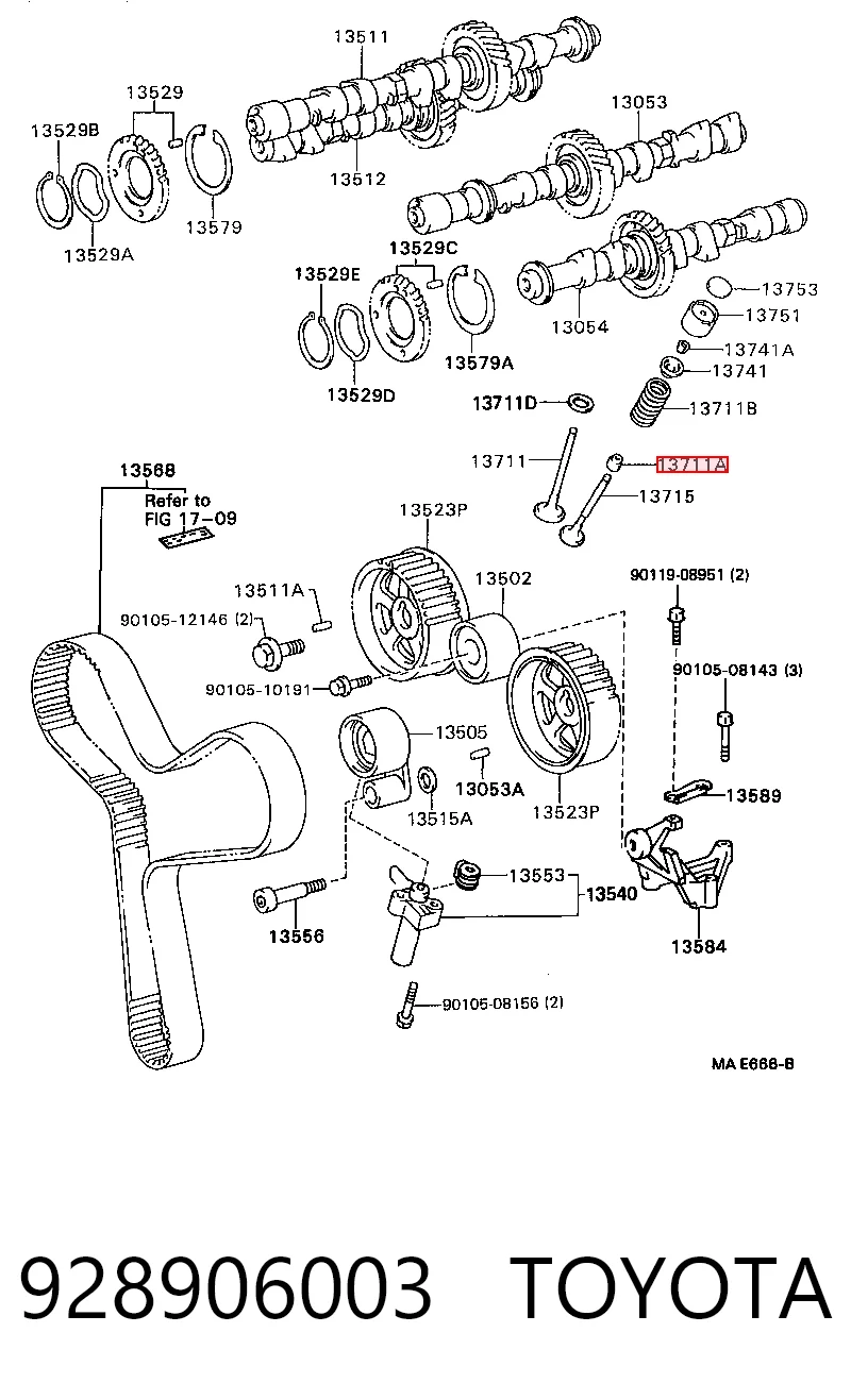 Retenes de válvulas KMD307342 Fiat/Alfa/Lancia