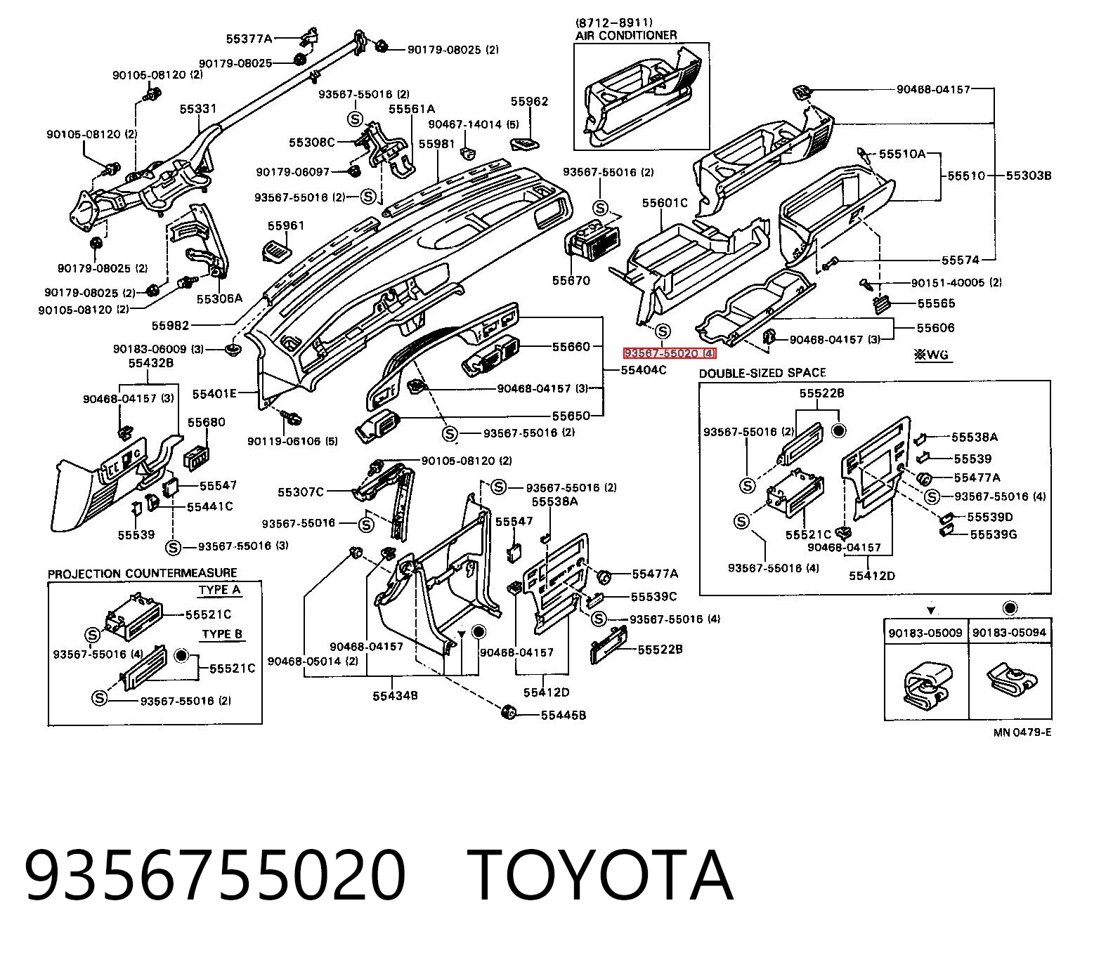 9356755020 Toyota 