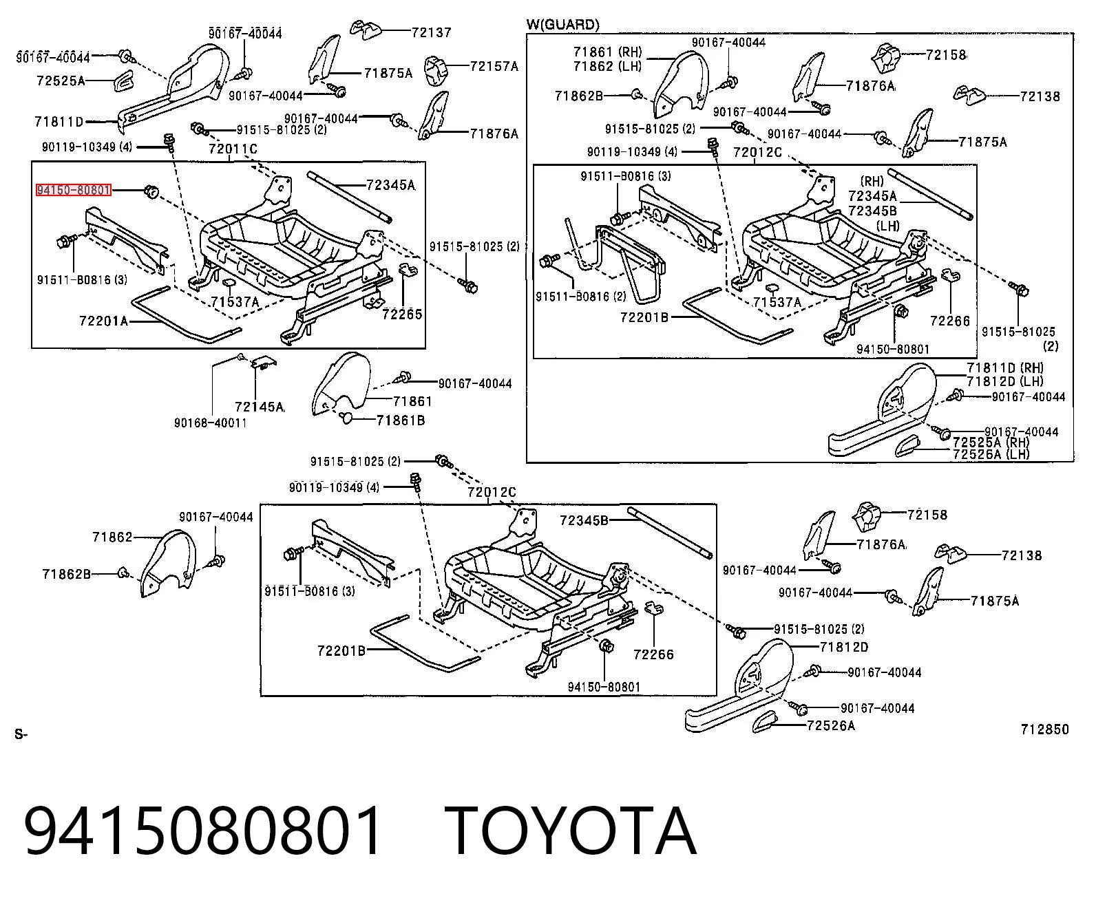 9415080801 Toyota
