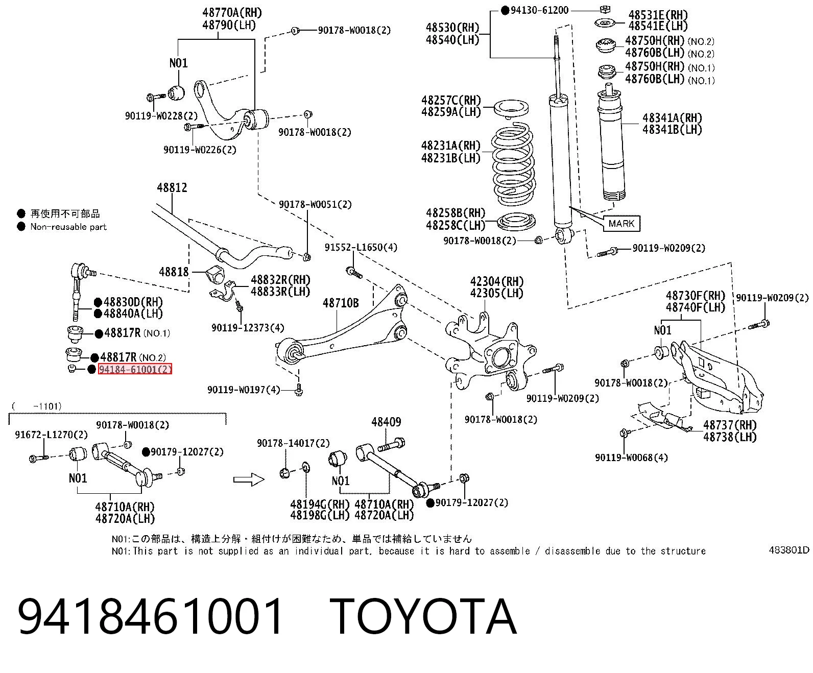 9418461001 Toyota