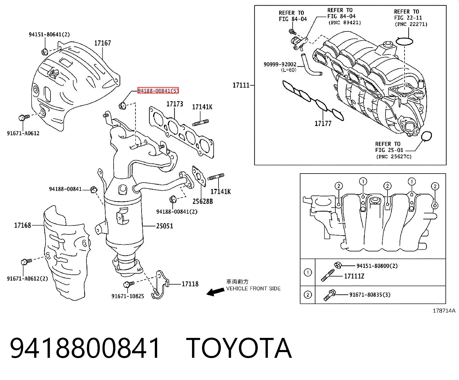 9418800841 Toyota