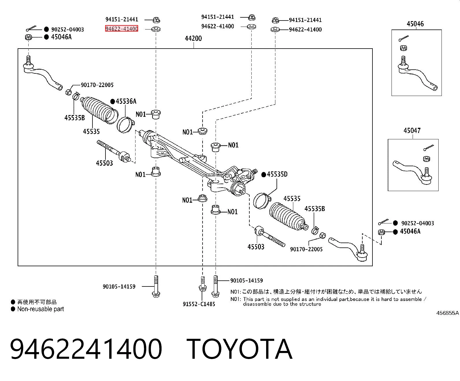 9462241400 Toyota